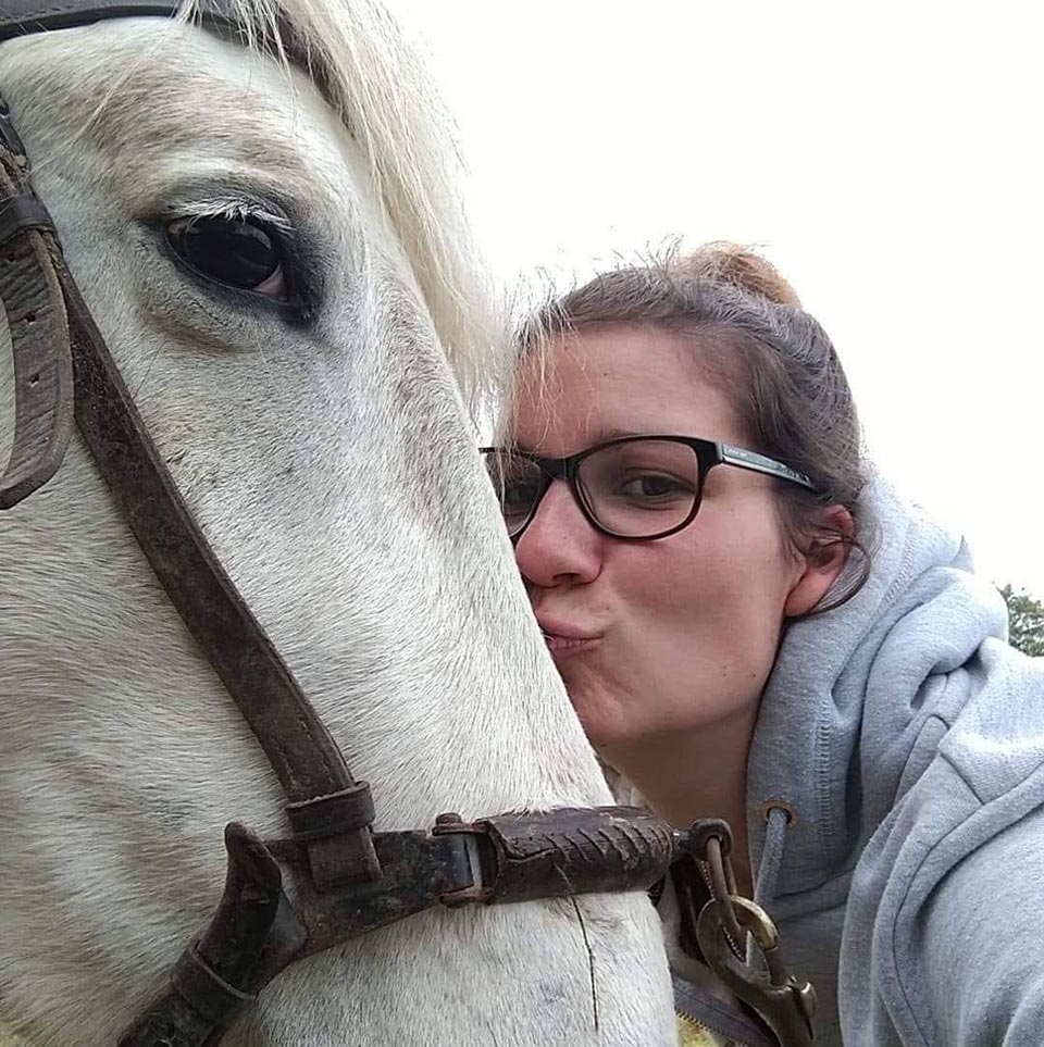 Amandine et son cheval