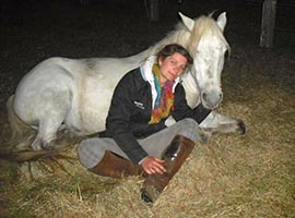 cours de travail à pied - cheval liberté Marche-en-Famenne
